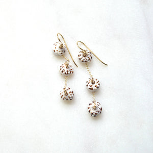 Dangling Puka Shell Earrings