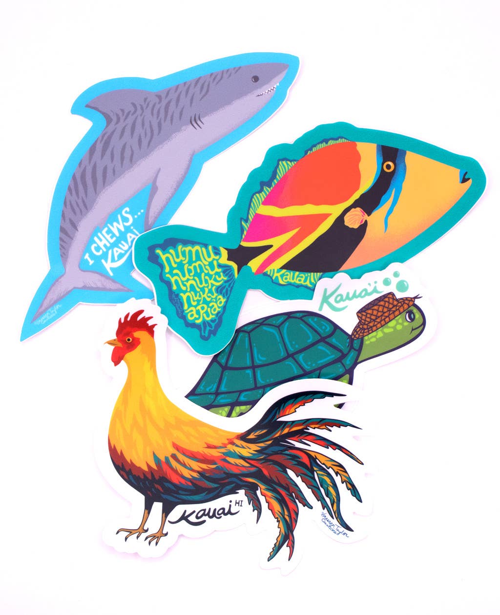 THE KAUAI STICKER PACKS