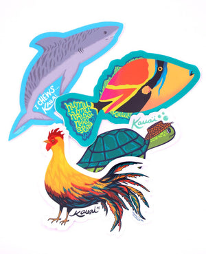 THE KAUAI STICKER PACKS