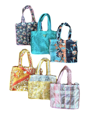 KANTHA TOTE - TWO HANDLE
