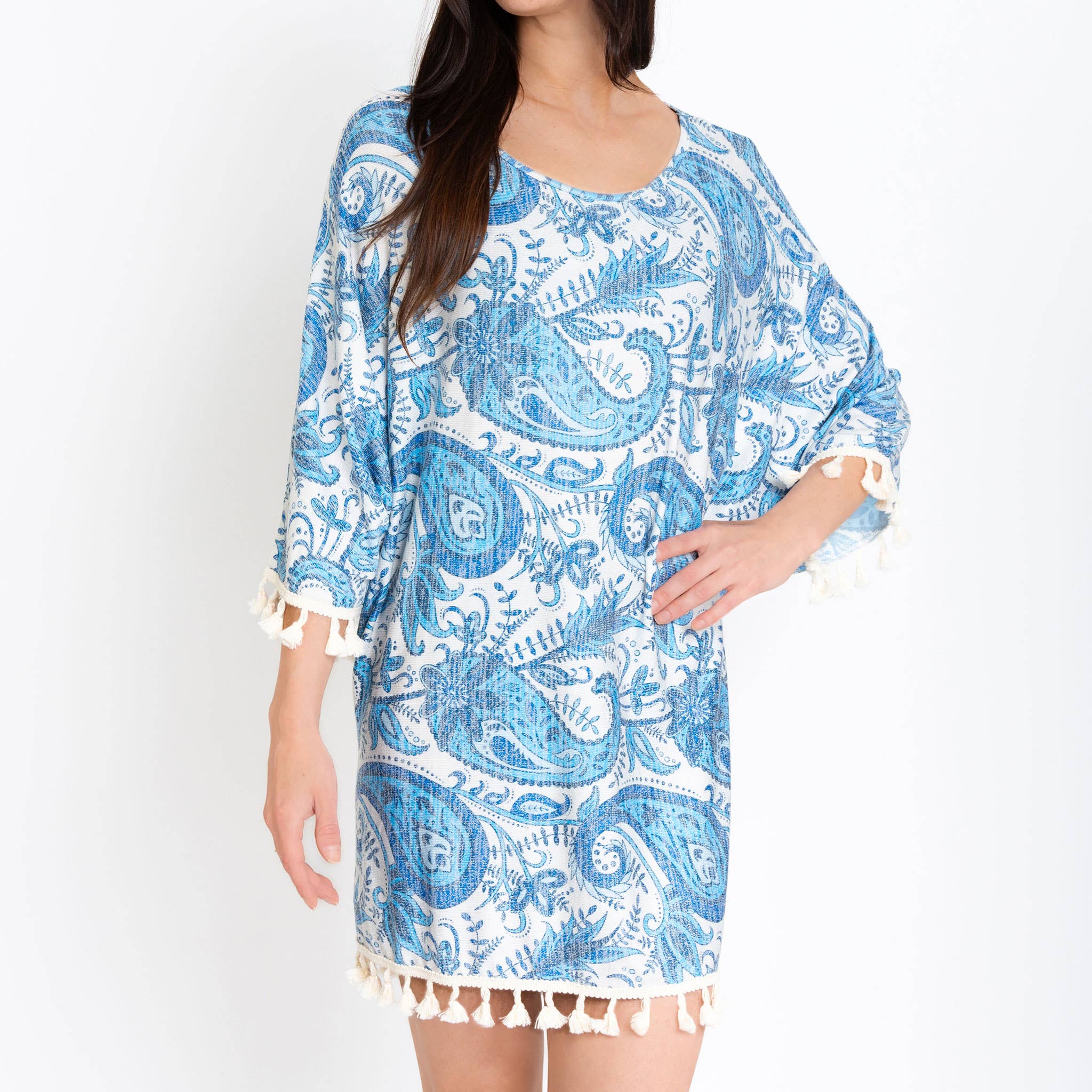 Fringe Beach Swimsuit Cover Up Swimwear Coverup Beach Tunic and Lightweight Layer