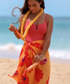 POG Pareo with Hawaiian Airlines