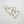 Mini Hammered Heart Earrings