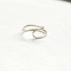 Wave Ring in Sterling or Gold