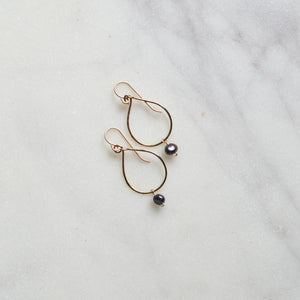 Mini Peacock Pearl Teardrops 