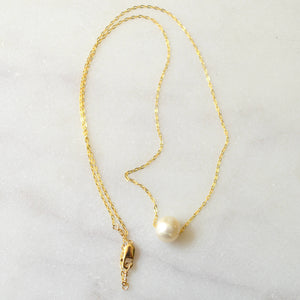 Floating Freshwater Pearl Necklace
