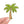 Palm Tree Embroidered Patch – Tropical Patch, Beach Patch