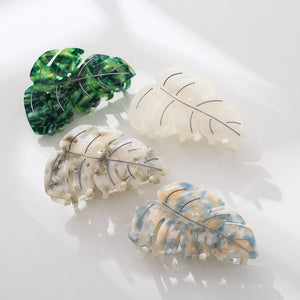 Monstera Leaf Claw Clip - Large