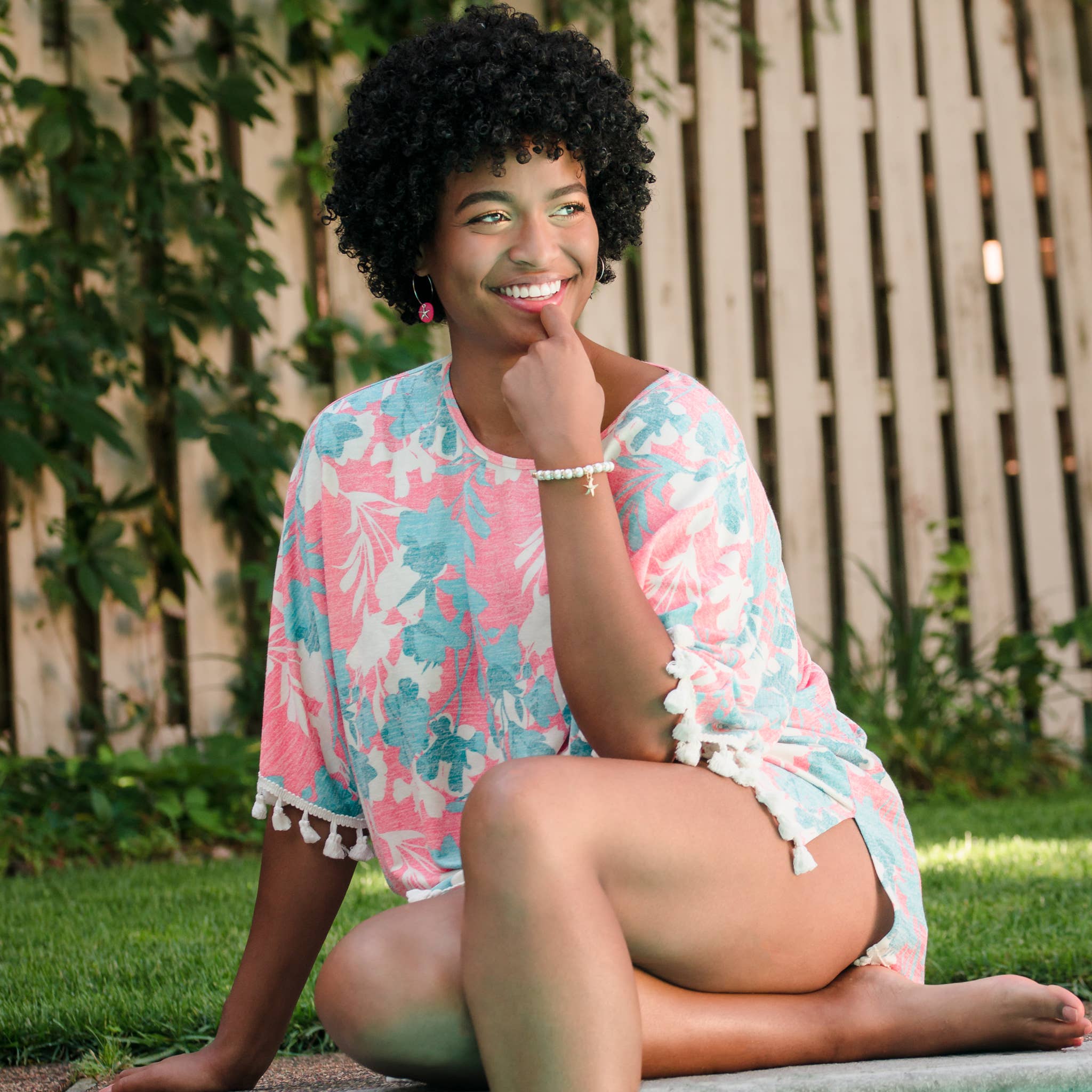 Fringe Beach Swimsuit Cover Up Swimwear Coverup Beach Tunic and Lightweight Layer