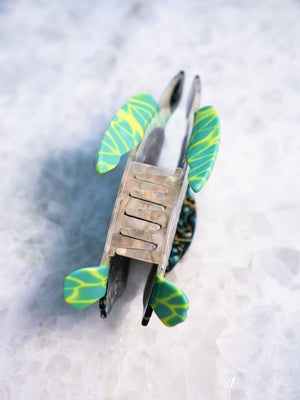Loggerhead Turtle Hair Eco Friendly  Clip Claw, Large