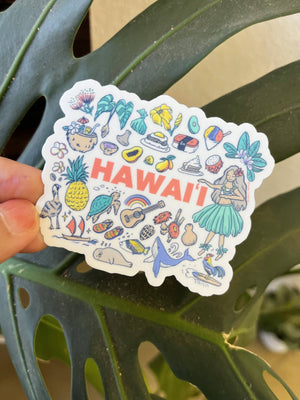 All About Hawaii Sticker