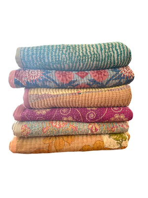 PORTABLE KANTHA QUILT