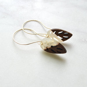 Walnut Leaf Earring