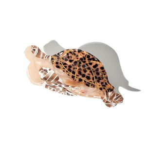 Brown Honu Turtle Claw Clip