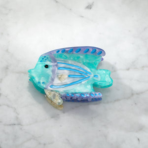 Reef Fish Hair Eco Friendly  Clip Claw Seafoam - Large