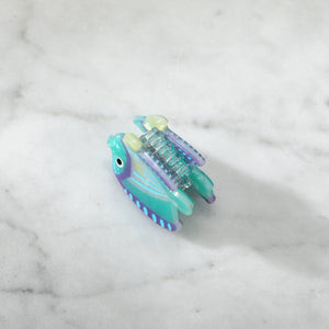 Mini Seafoam Reef Fish Hair Clip Claw