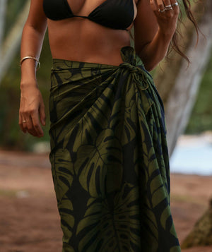 Monstera Organic Cotton Pareo