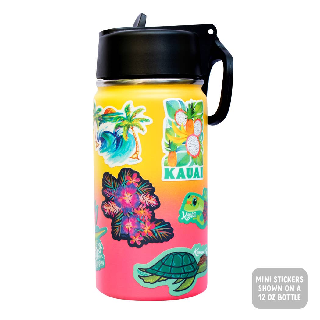 THE MINIS : Assorted Sticker Pack Collection Featuring Mini Designs and Characters