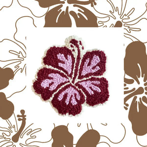 Hibiscus Mug Rug