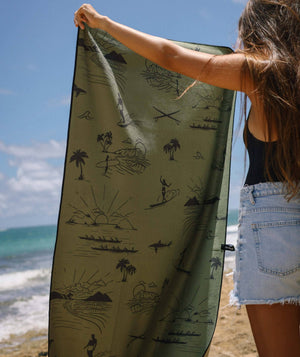 Beach Towel - Popoia