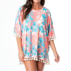 Fringe Beach Swimsuit Cover Up Swimwear Coverup Beach Tunic and Lightweight Layer