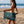 Navy 'Opihi Mini Organic Cotton Pareo