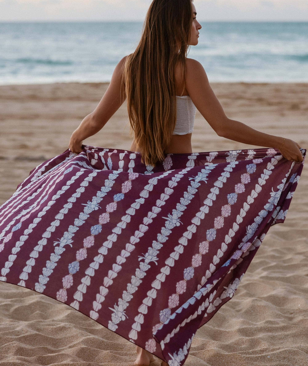 Organic Cotton Pareo Hawaiian-Inspired