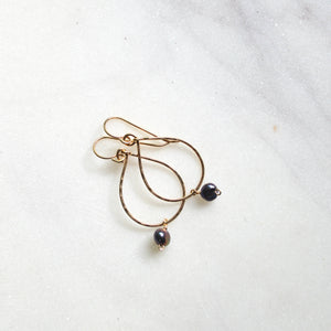 Mini Peacock Pearl Teardrops 