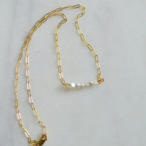 Tiny Freshwater Pearl Necklace