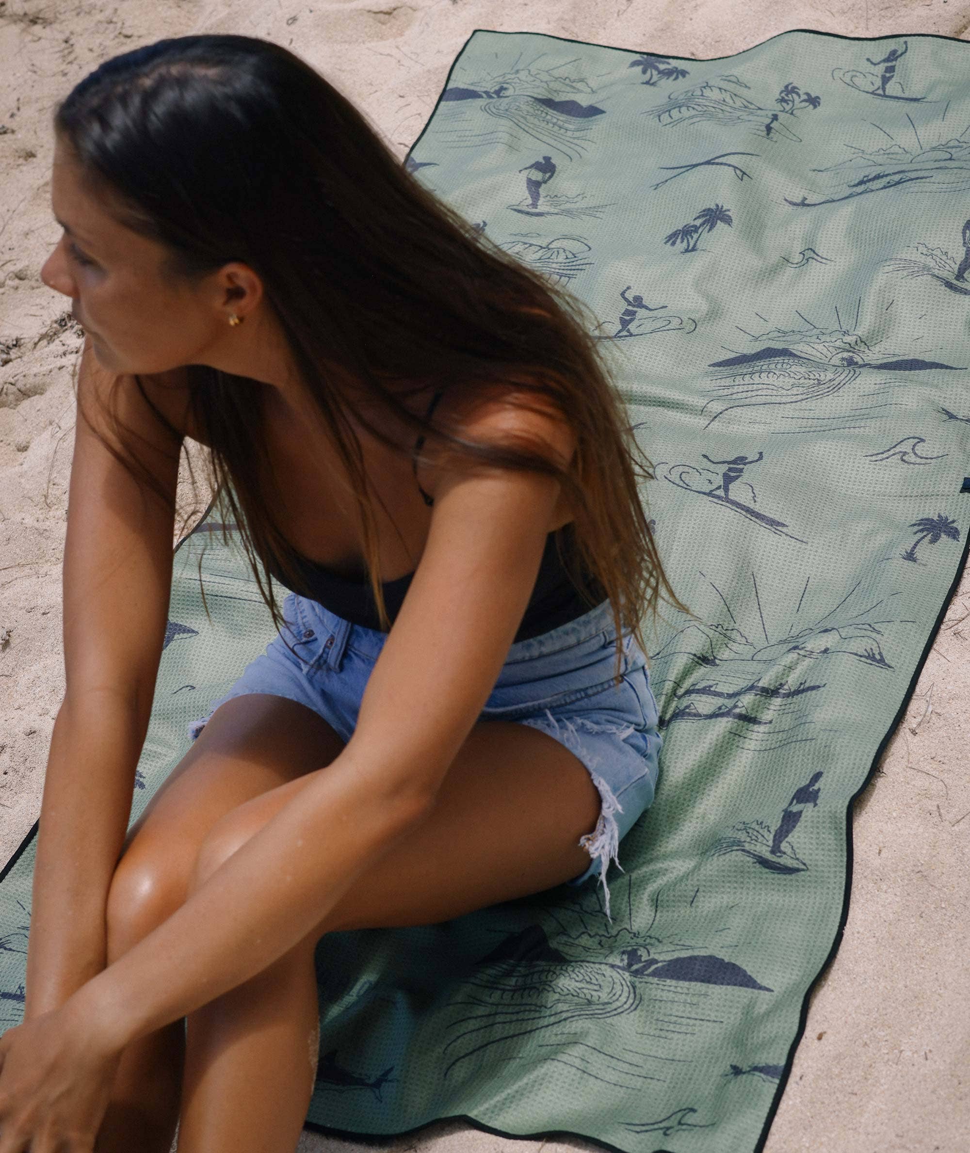 Beach Towel - Popoia