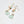 Sea Foam Glass and Puka Shell Earrings
