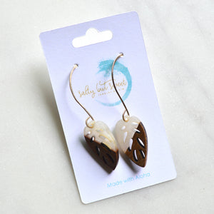 Walnut Leaf Earring
