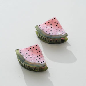 Pink Watermelon Claw Clip - Small