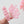 Pink Monstera Claw Clip - Medium