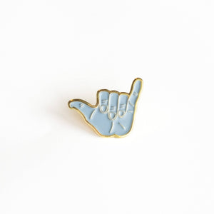 Enamel Pin - Hang Loose Hand - Shaka