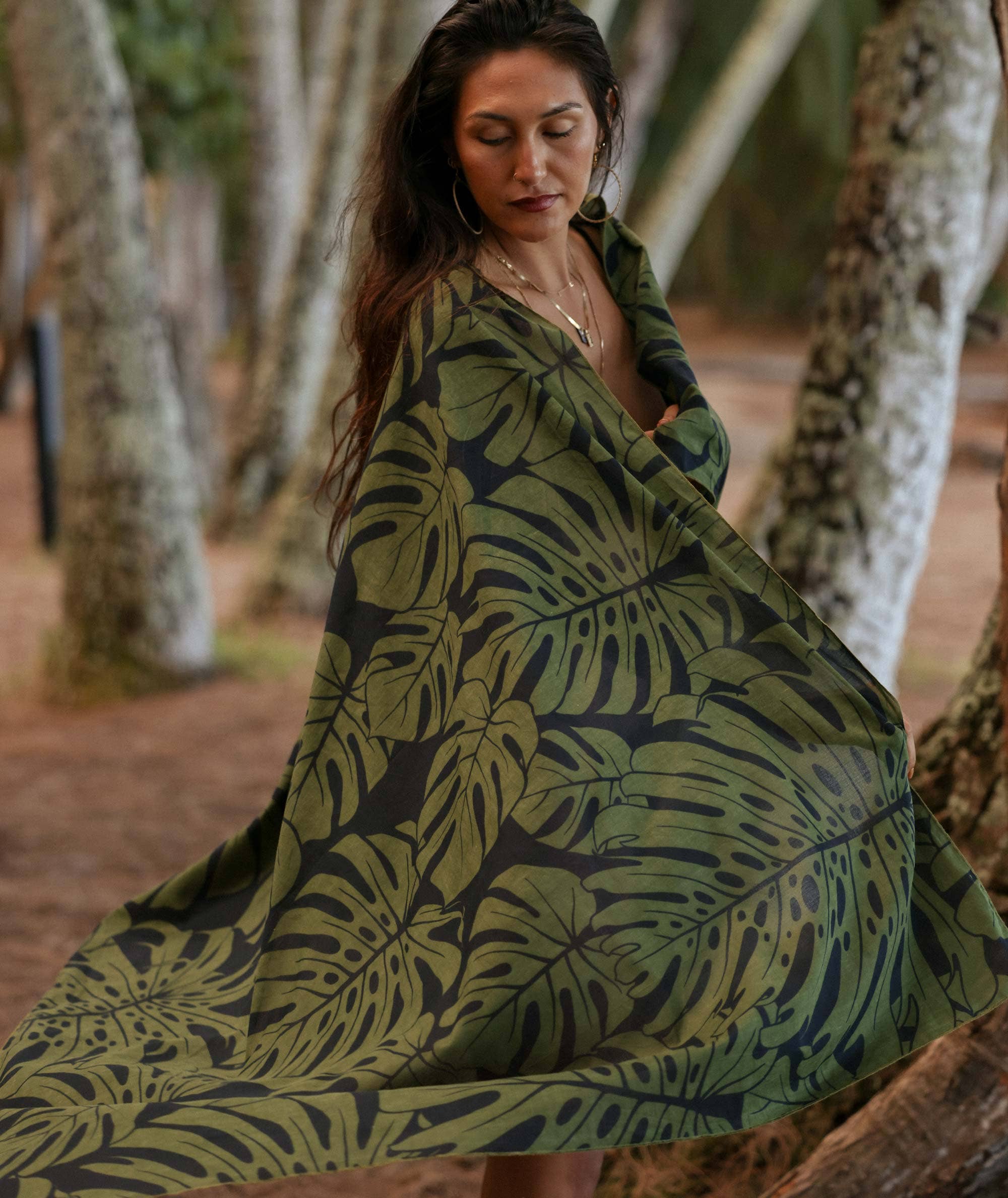 Organic Cotton Pareo Hawaiian-Inspired