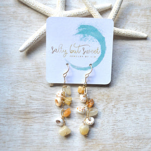 Puka Shell Aventurine Earrings
