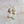 Opaque Sea Foam Glass Earrings