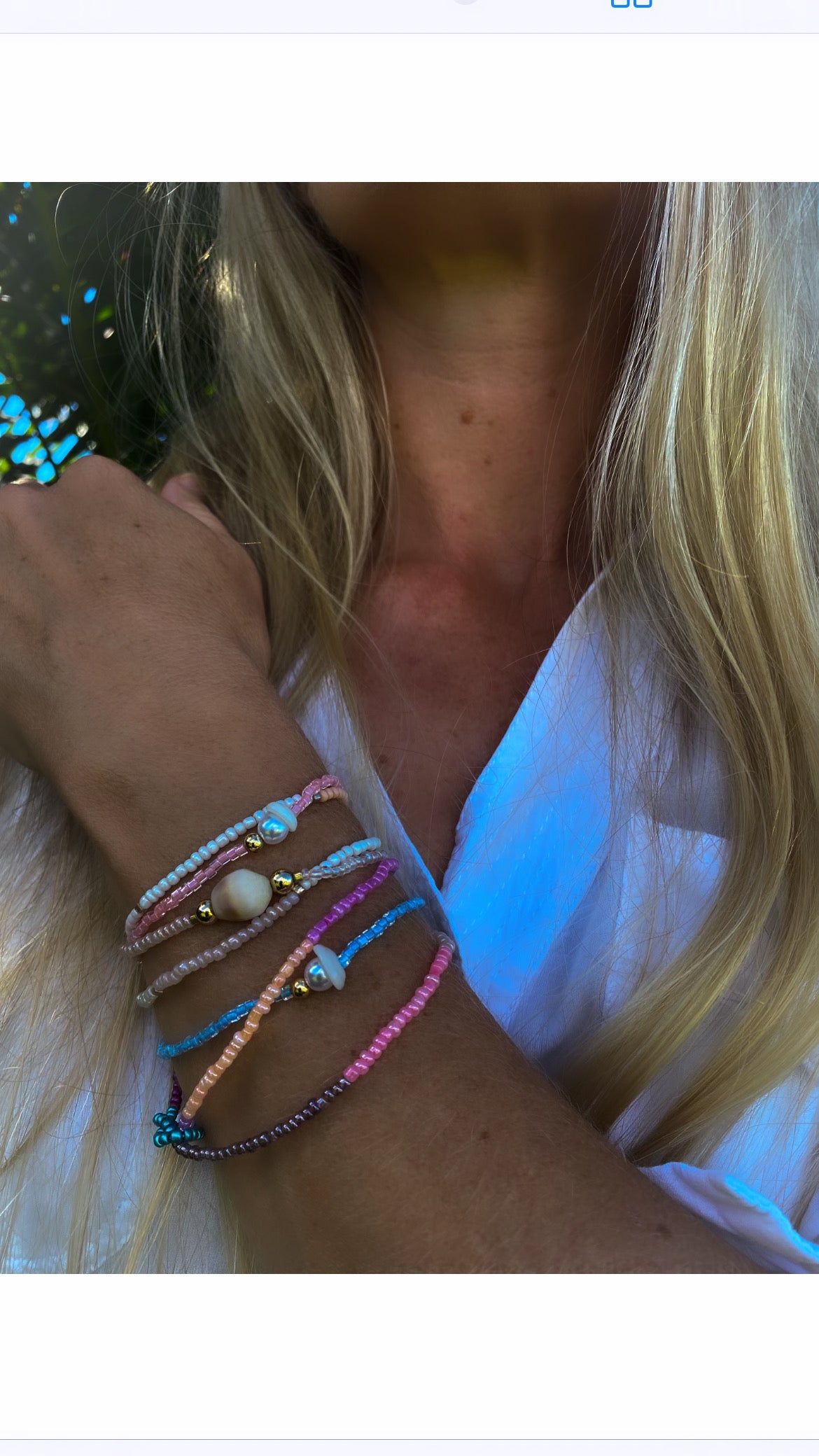 Salty Skin Sun kissed Puka Shell