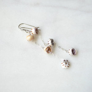 Dangling Puka Shell Earrings