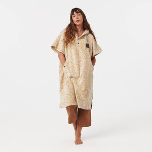 Ginny Extra-Warm Poncho - Sandstone