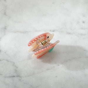 Mini Peach Reef Fish Hair Eco-Friendly  Clip Claw