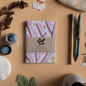 Lined Seaweed Paper A6 Notebook