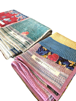 PORTABLE KANTHA QUILT