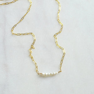 Tiny Freshwater Pearl Necklace