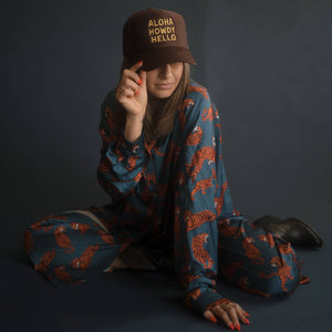 Aloha Howdy Hello Trucker Hat
