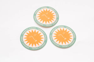 Hanalei Kauai Sun vinyl sticker