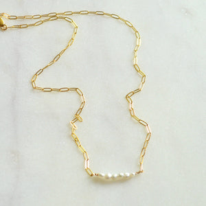 Tiny Freshwater Pearl Necklace