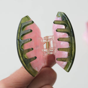 Pink Watermelon Claw Clip - Small