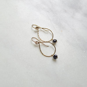 Mini Peacock Pearl Teardrops 